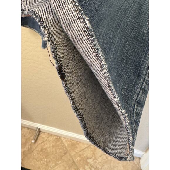 Chico's Platinum Solitaire Capri Cutoff Style Denim Jeans Fashion Size 3 (16) - Picture 5 of 8